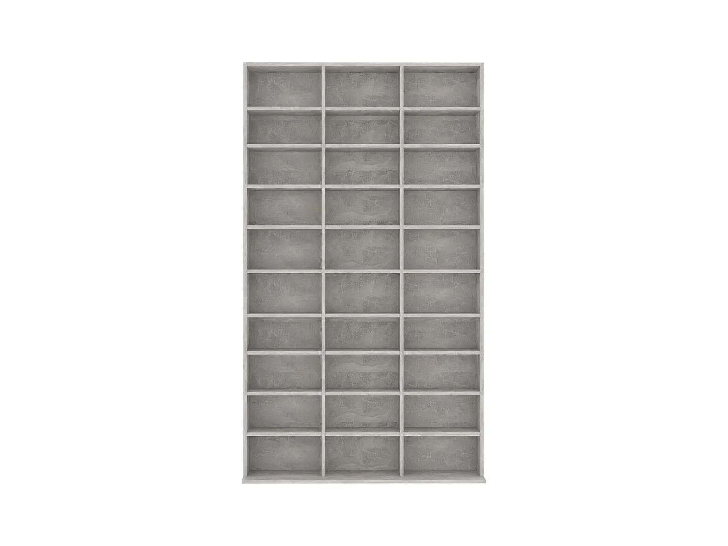 Cd-kast 102x16x177,5 cm bewerkt hout betongrijs BE907083