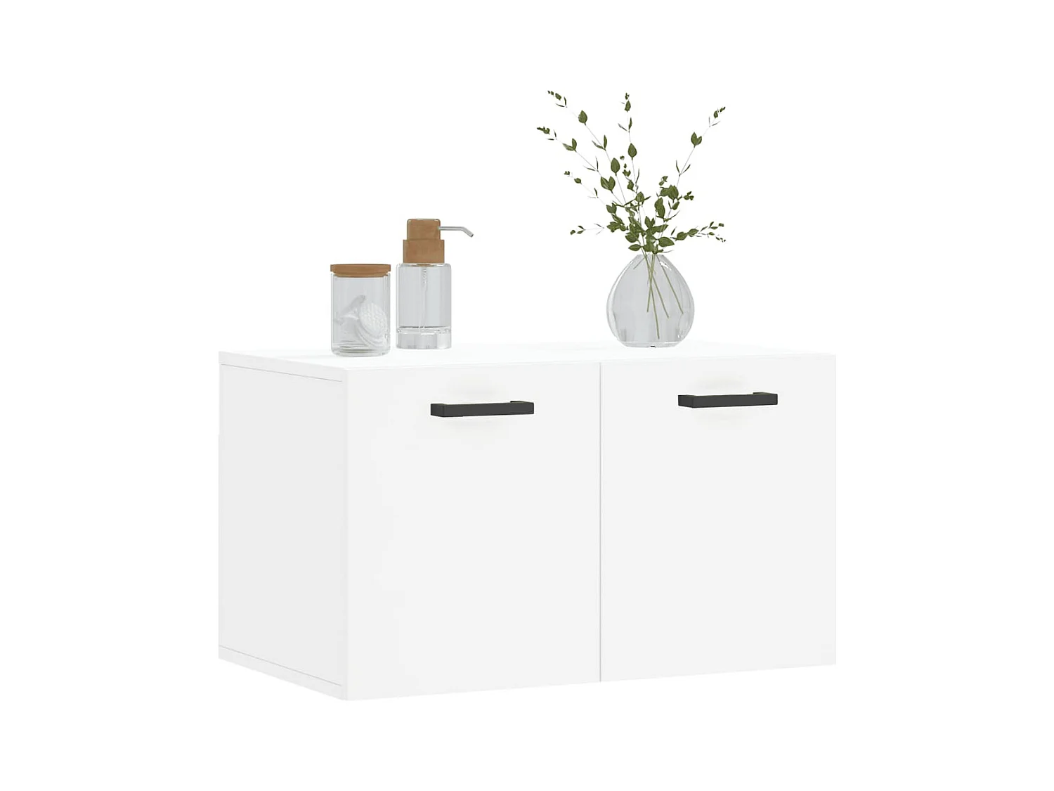 Armoire murale Blanc 60x36,5x35 cm Bois d'ingénierie FR56942