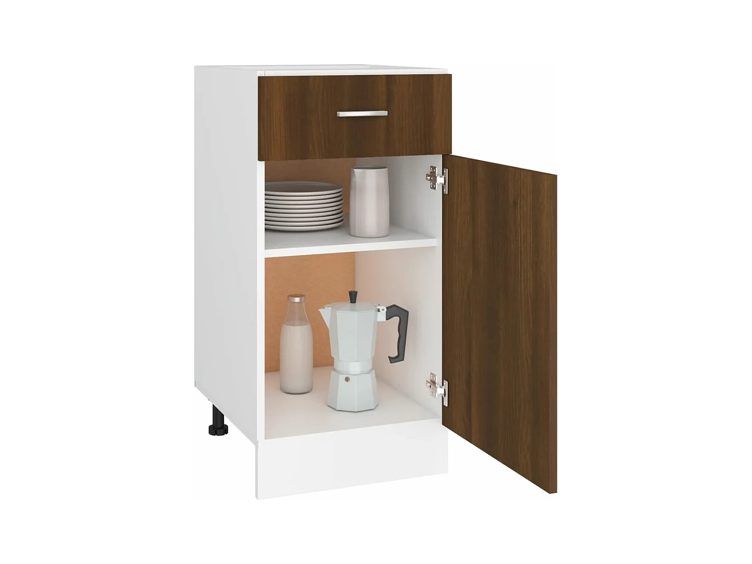 Armoire de plancher à tiroir Chêne marron 40x46x81,5 cm FR29681