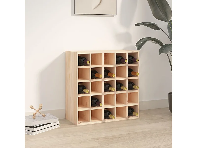 Armoire à vin 56x25x56 cm Bois de pin massif FR87946