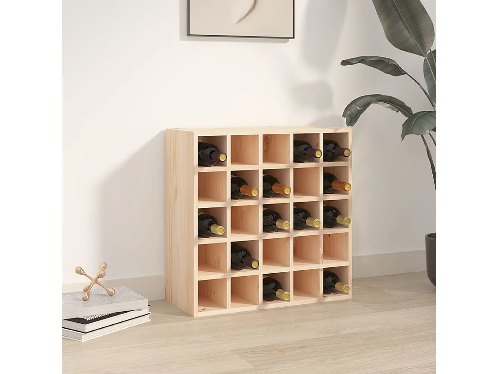 Armoire à vin 56x25x56 cm Bois de pin massif FR87946