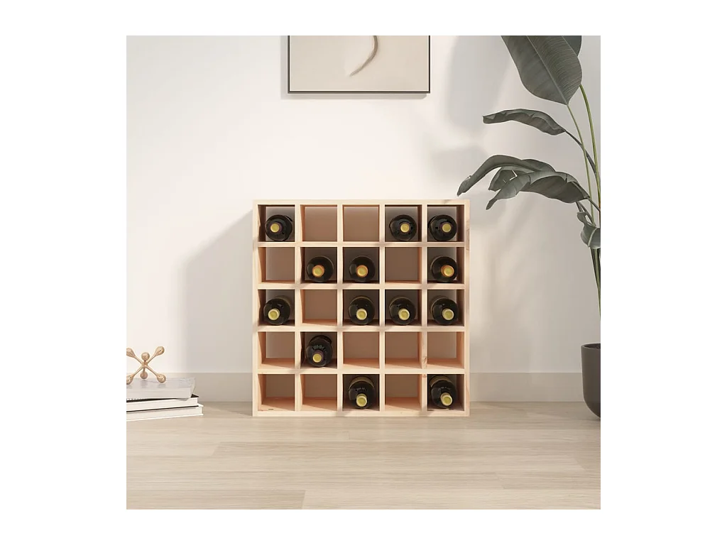 Armoire à vin 56x25x56 cm Bois de pin massif FR87946