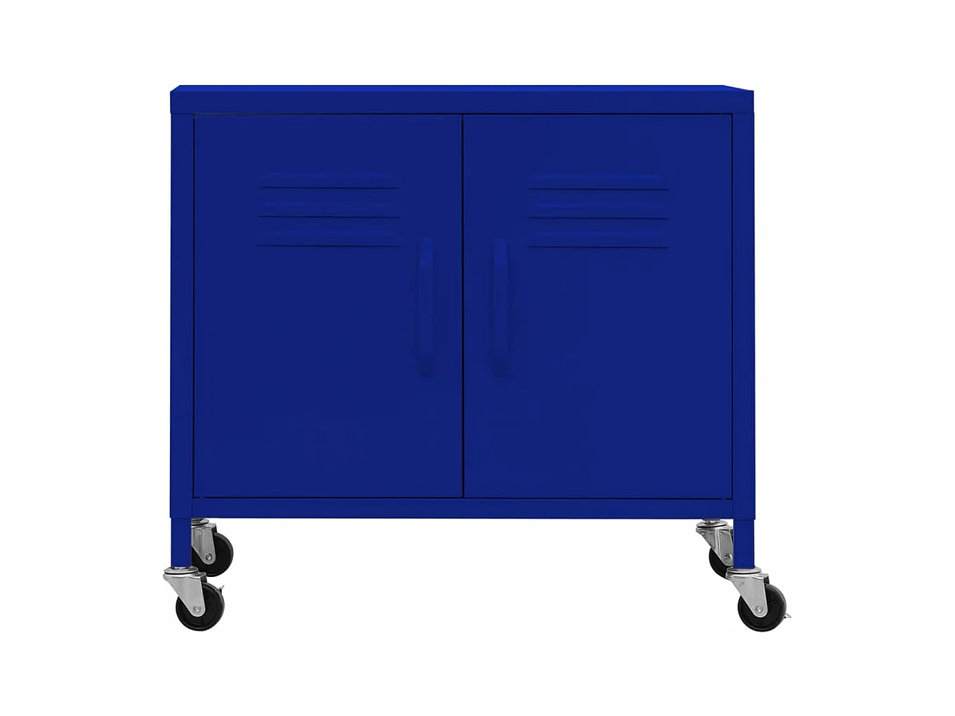 Opbergkast 60x35x56 cm staal marineblauw BE142796