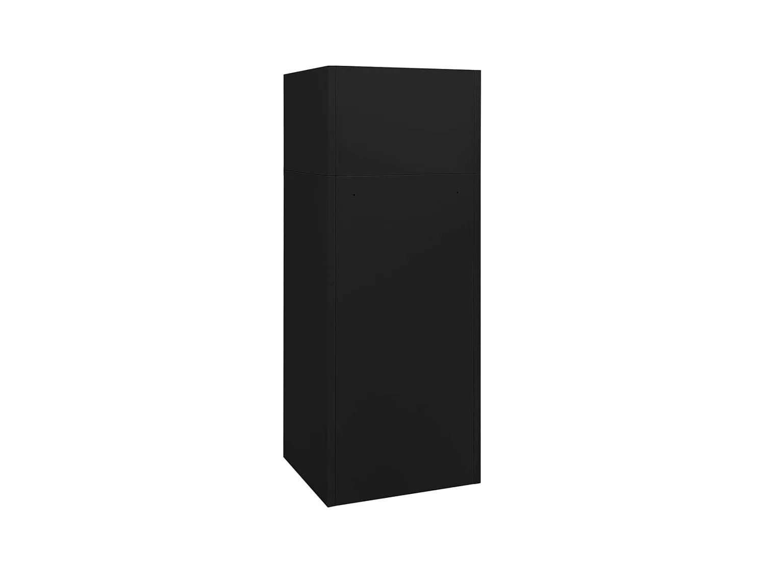 Armario para sillas de montar acero negro 53x53x140 cm ES487405