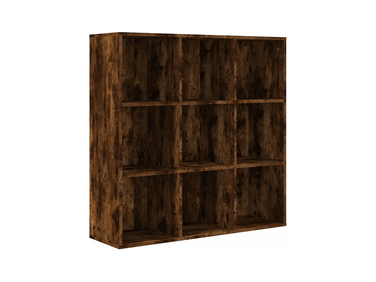 Armoire à livres chêne fumé 98x29x97,5 cm FR60262