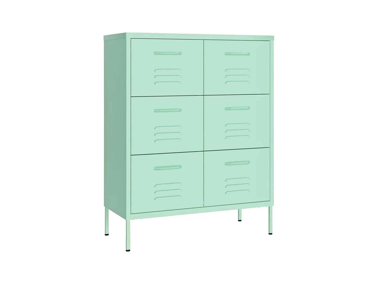 Armario de almacenamiento acero mint 80x35x101,5 cm ES768351