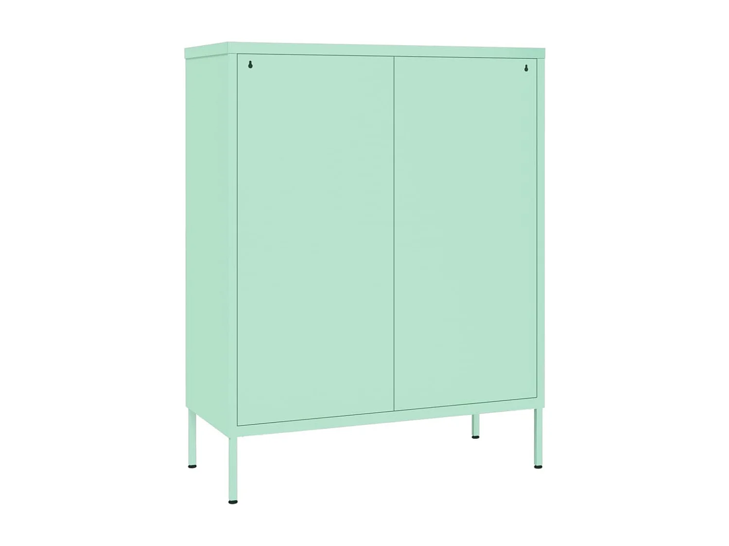 Armoire à tiroirs Vert menthe 80x35x101,5 cm Acier FR85306