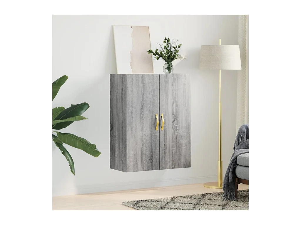 Armoire murale sonoma gris 69,5x34x90 cm FR96768