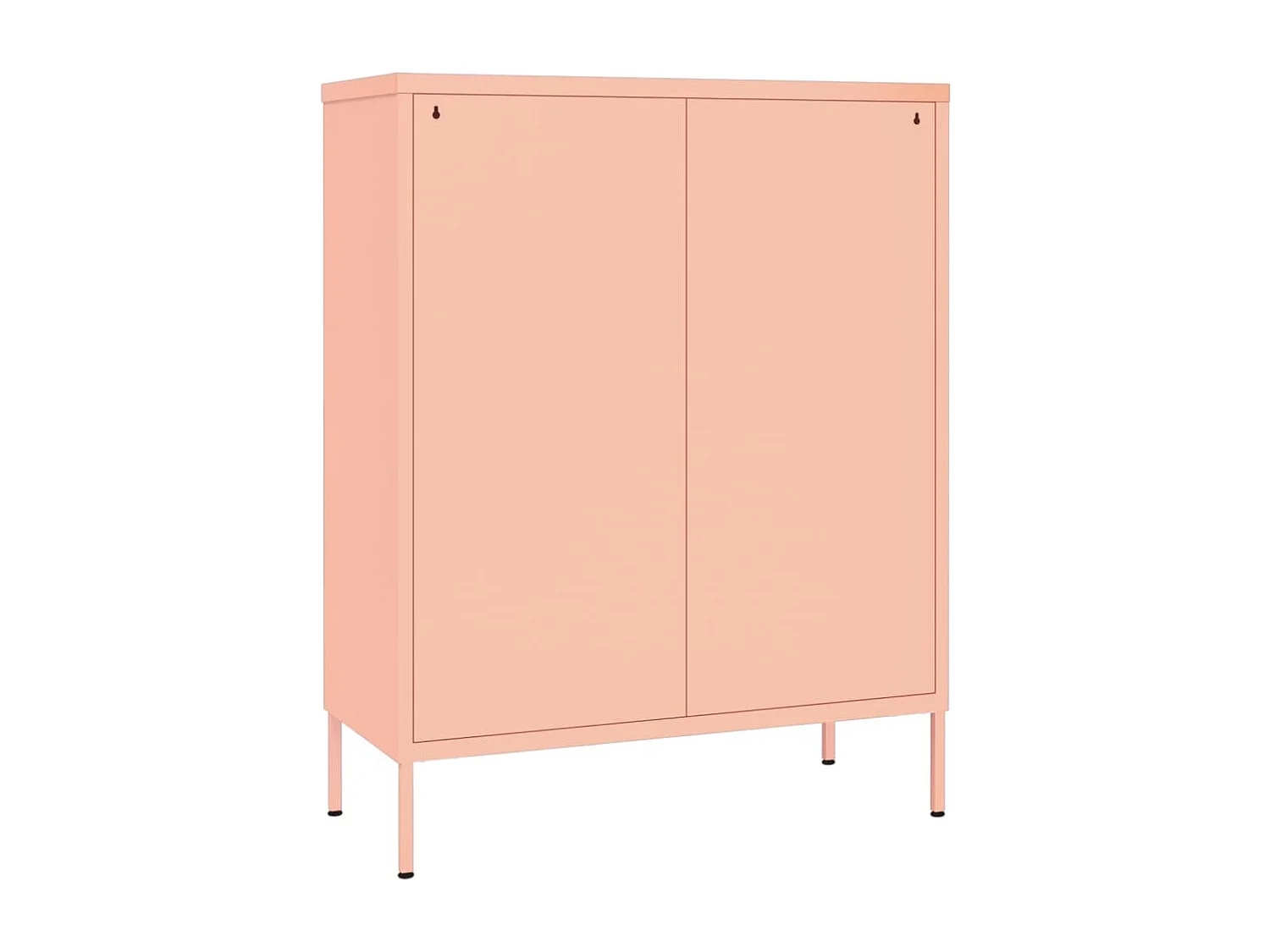 Armoire à tiroirs Rose 80x35x101,5 cm Acier FR78279