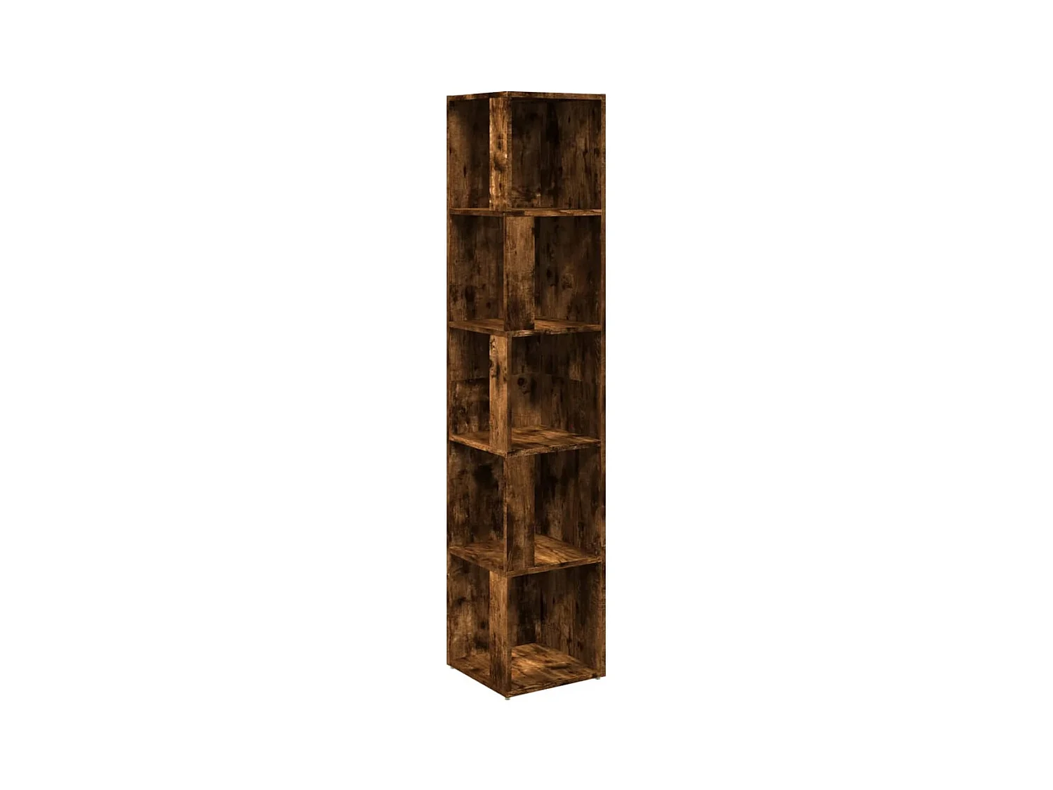 Armoire d'angle Chêne fumé 33x33x164,5 cm Bois d'ingénierie FR40875