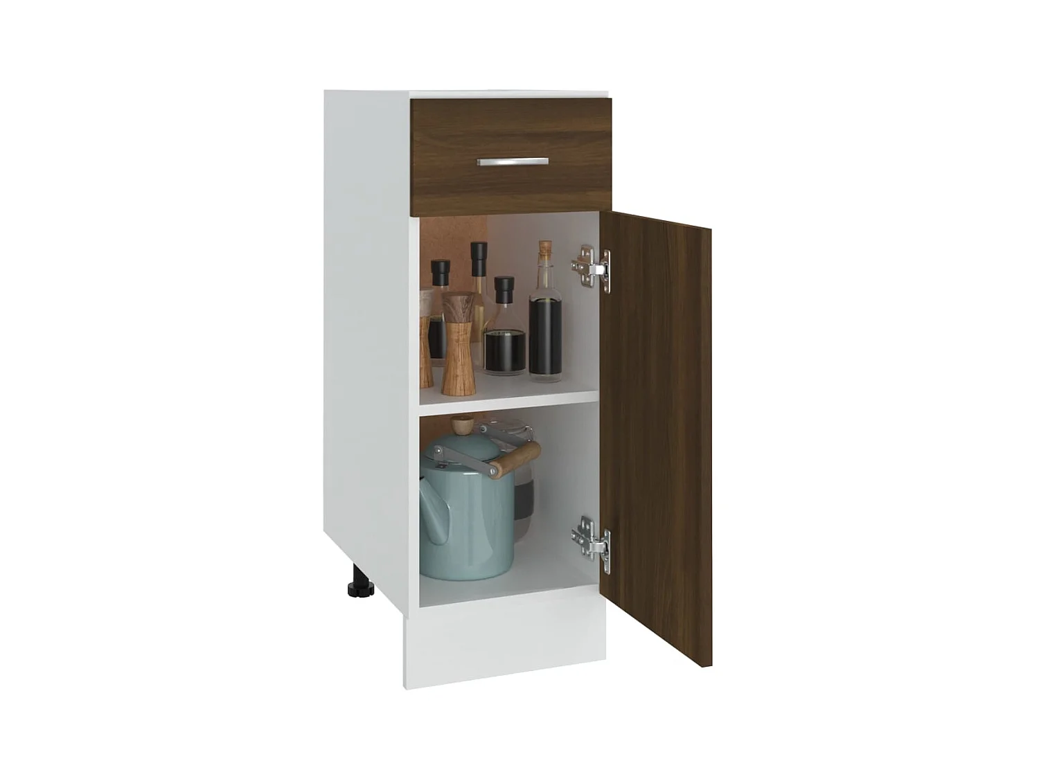 Armoire de plancher à tiroir Chêne marron 30x46x81,5 cm FR23686