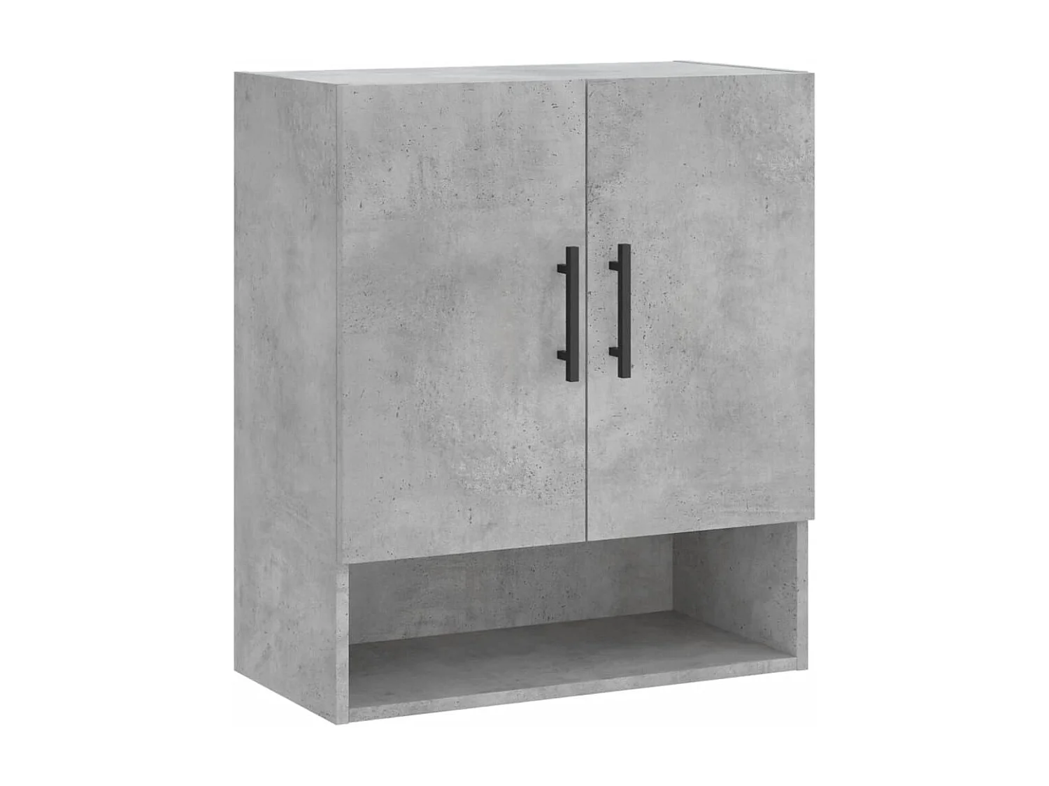 Armoire murale gris béton 60x31x70 cm bois d'ingénierie FR60017