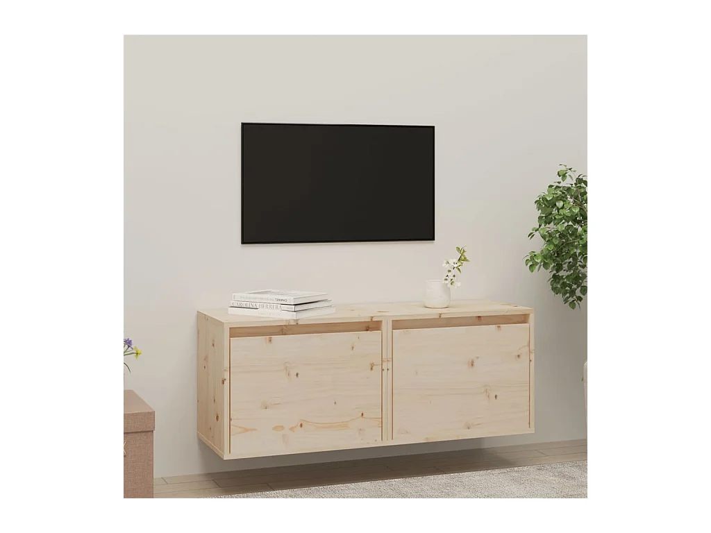 Armoires murales 2 pcs 45x30x35 cm Bois de pin massif FR10247