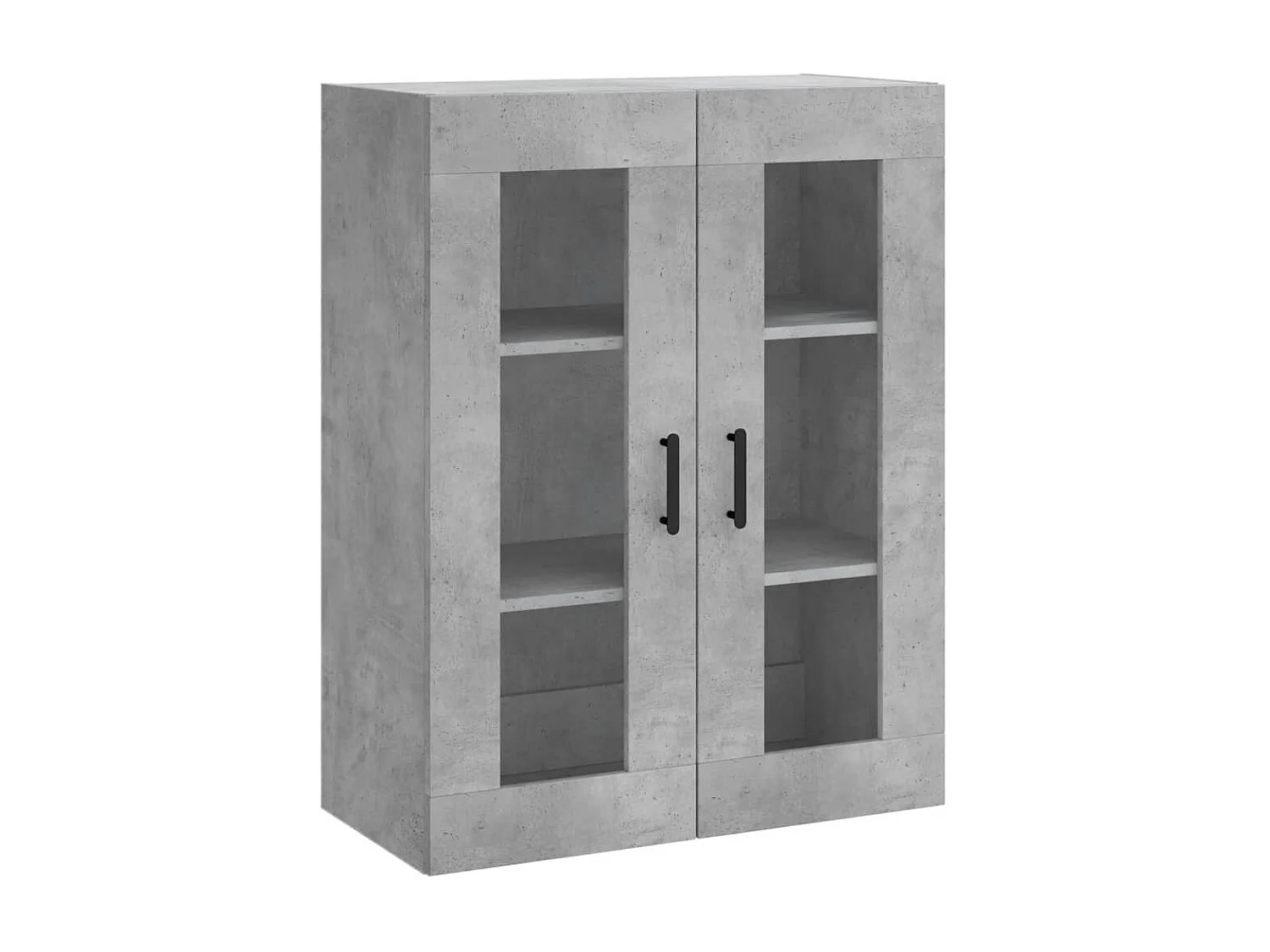 Armoire murale gris béton 69,5x34x90 cm FR72003