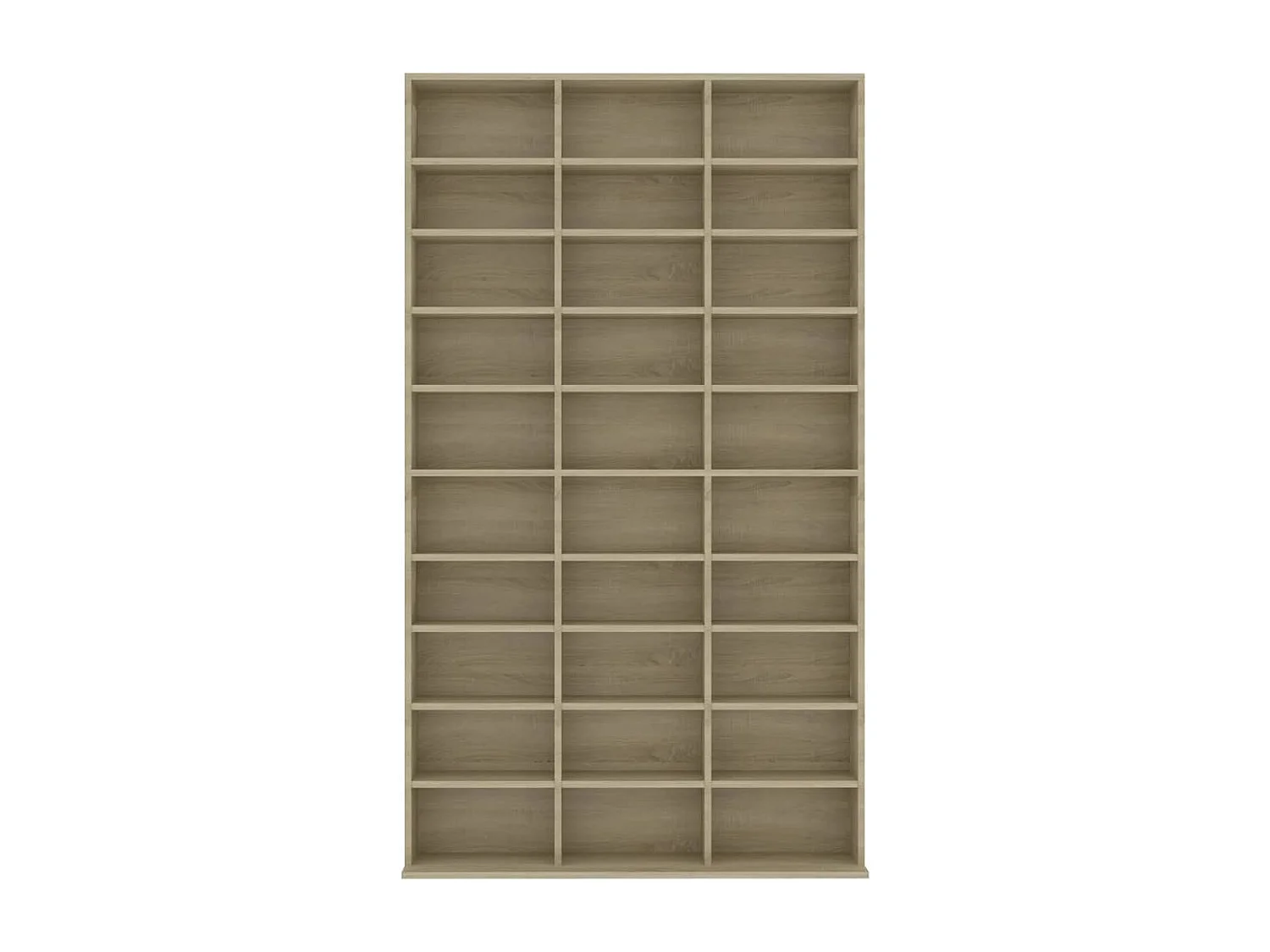 Armoire à CD Chêne sonoma 102x16x177,5 cm Bois d'ingénierie FR13503