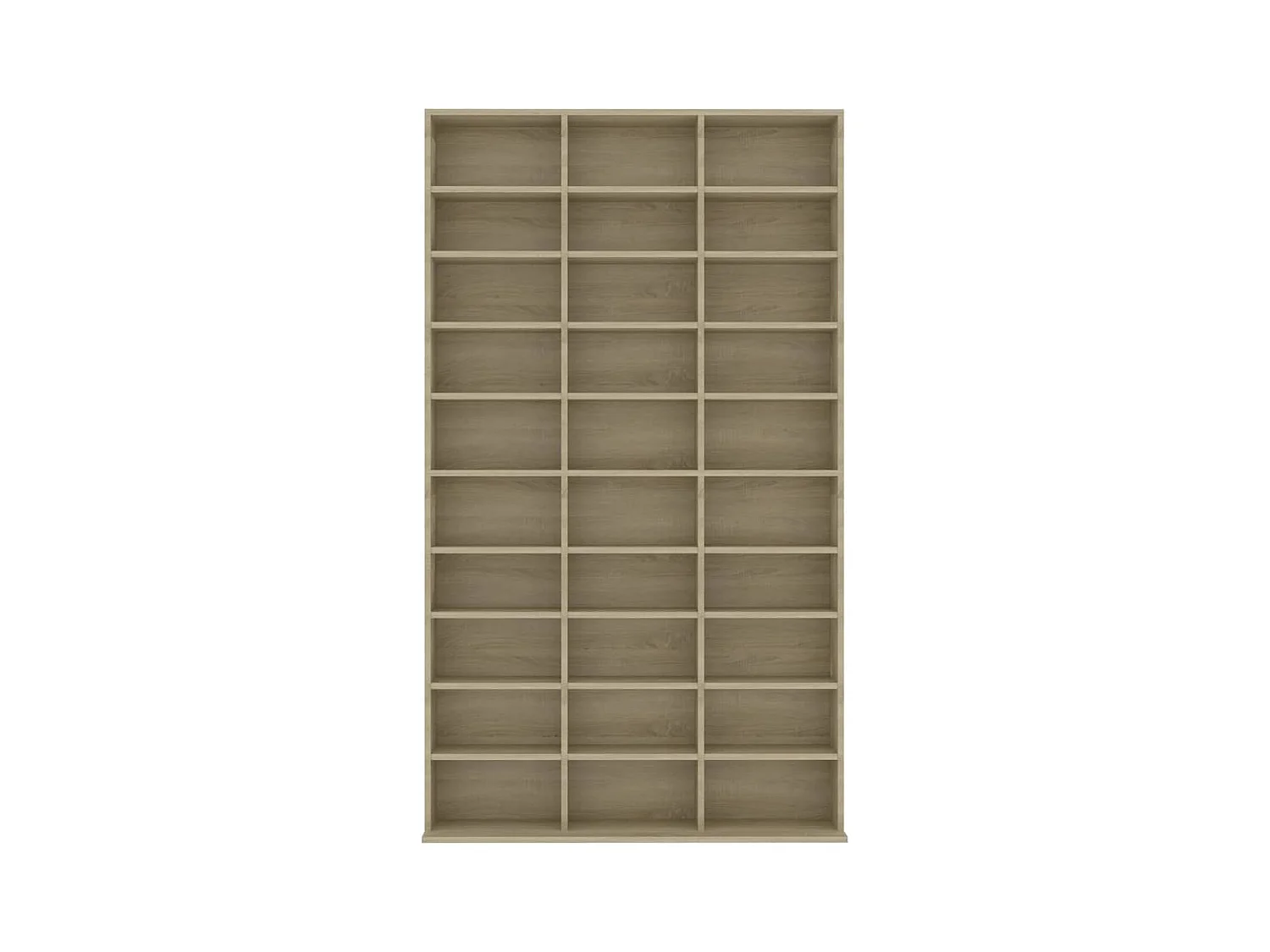 Armoire à CD Chêne sonoma 102x16x177,5 cm Bois d'ingénierie FR13503