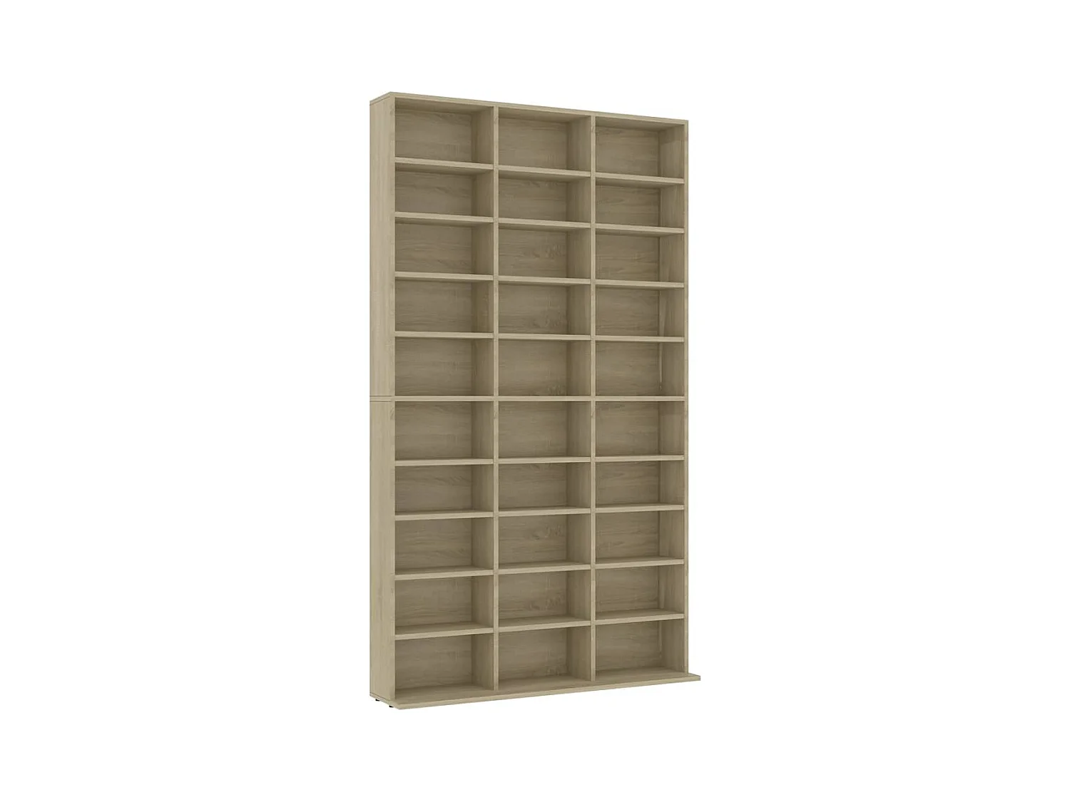 Armoire à CD Chêne sonoma 102x16x177,5 cm Bois d'ingénierie FR13503
