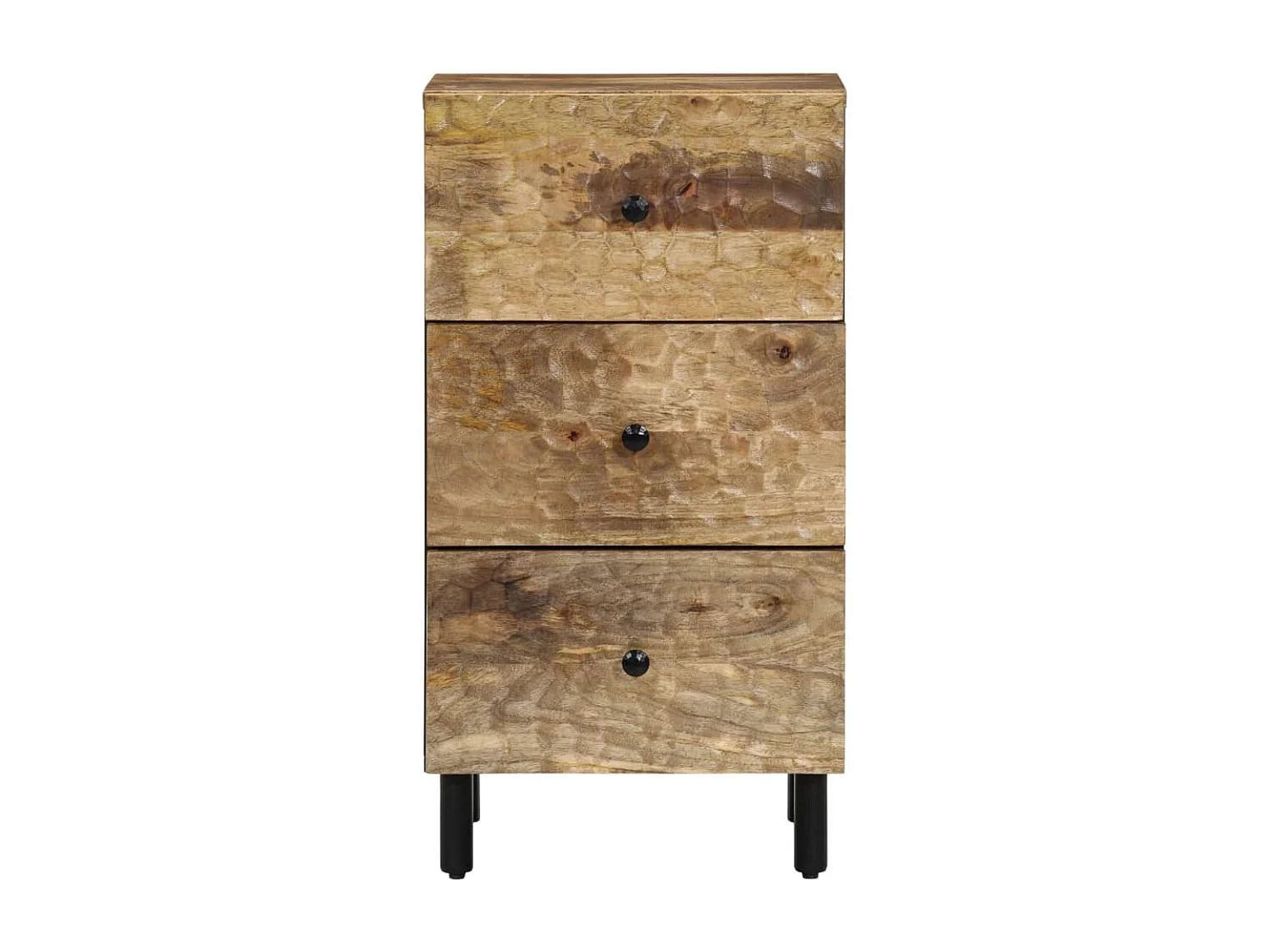 Armario auxiliar madera maciza de mango 40x33x75 cm ES140965