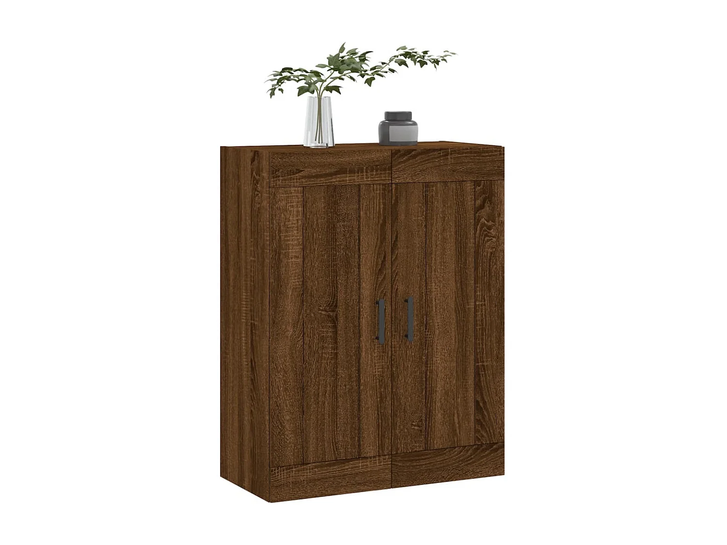 Armoire murale chêne marron 69,5x34x90 cm bois d'ingénierie FR71778