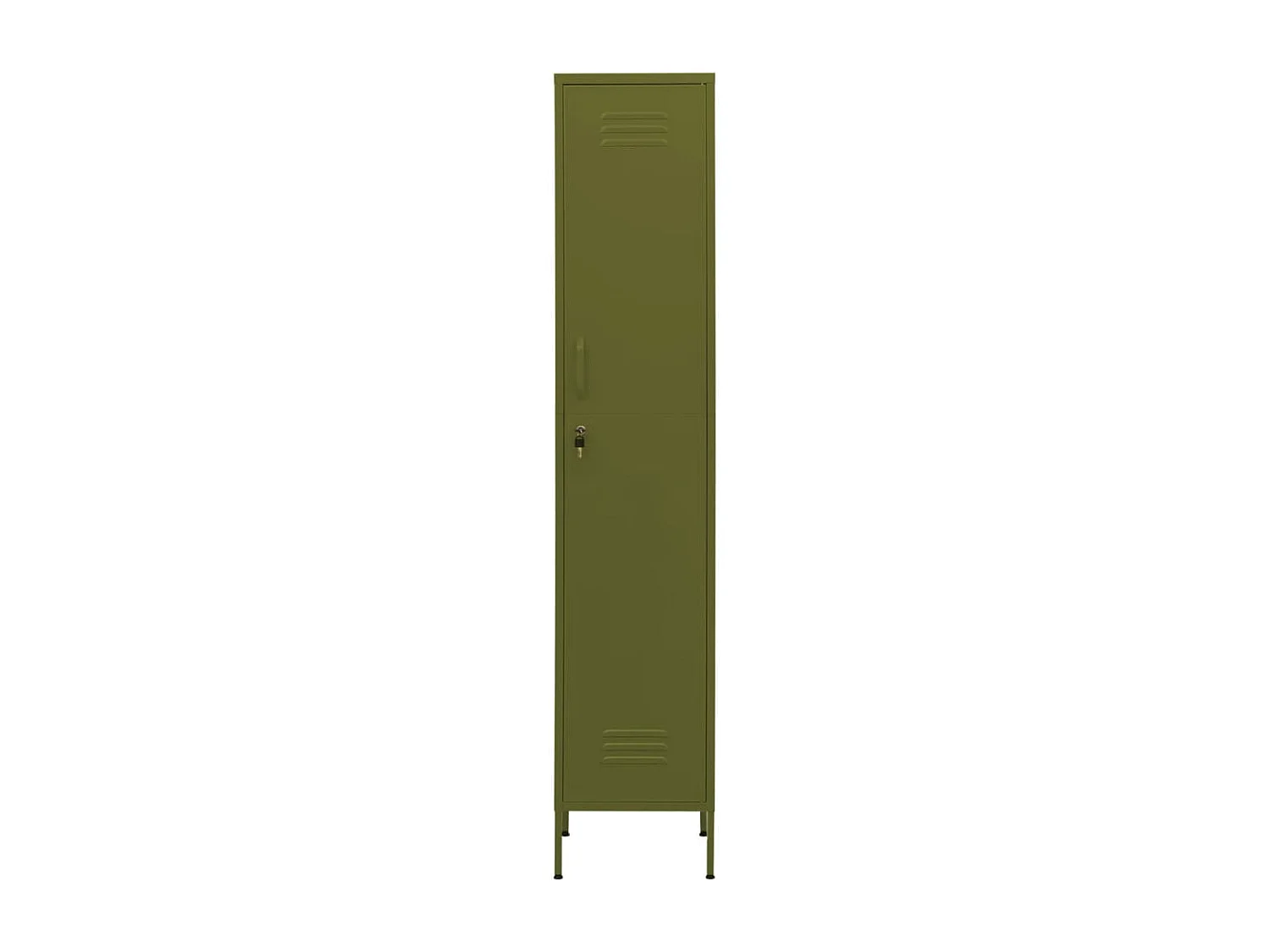 Armoire à casiers Vert olive 35x46x180 cm Acier FR14005