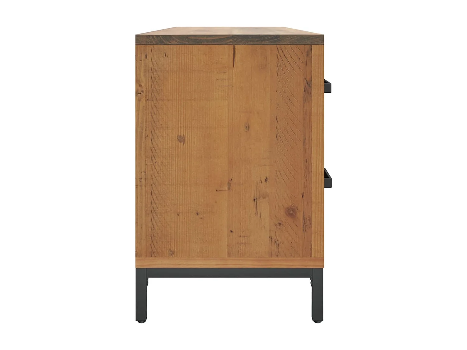 Armoire de rangement Marron 110x30x45 cm Bois de pin massif FR56690
