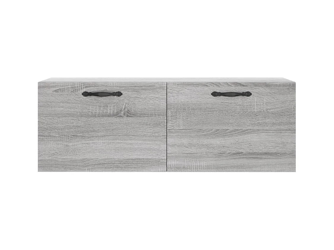 Armoire murale sonoma gris 100x36,5x35 cm bois d'ingénierie FR10052