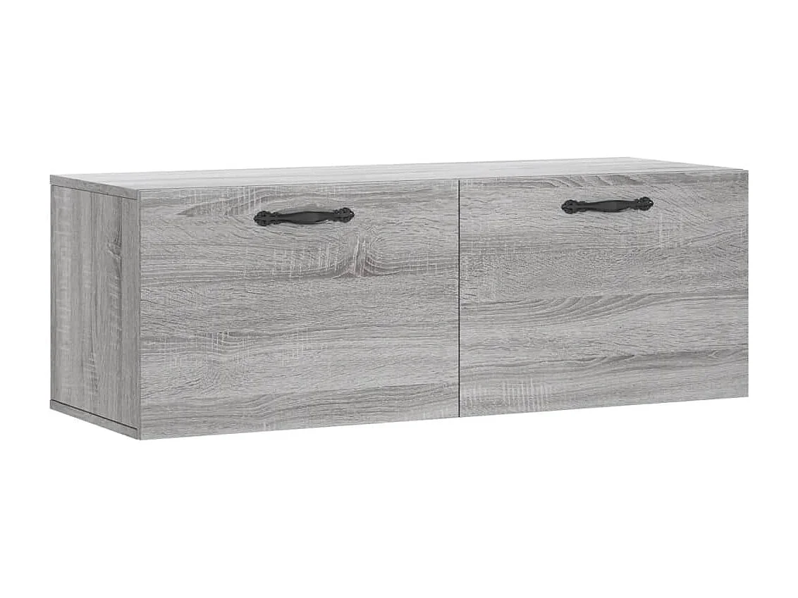 Armoire murale sonoma gris 100x36,5x35 cm bois d'ingénierie FR10052