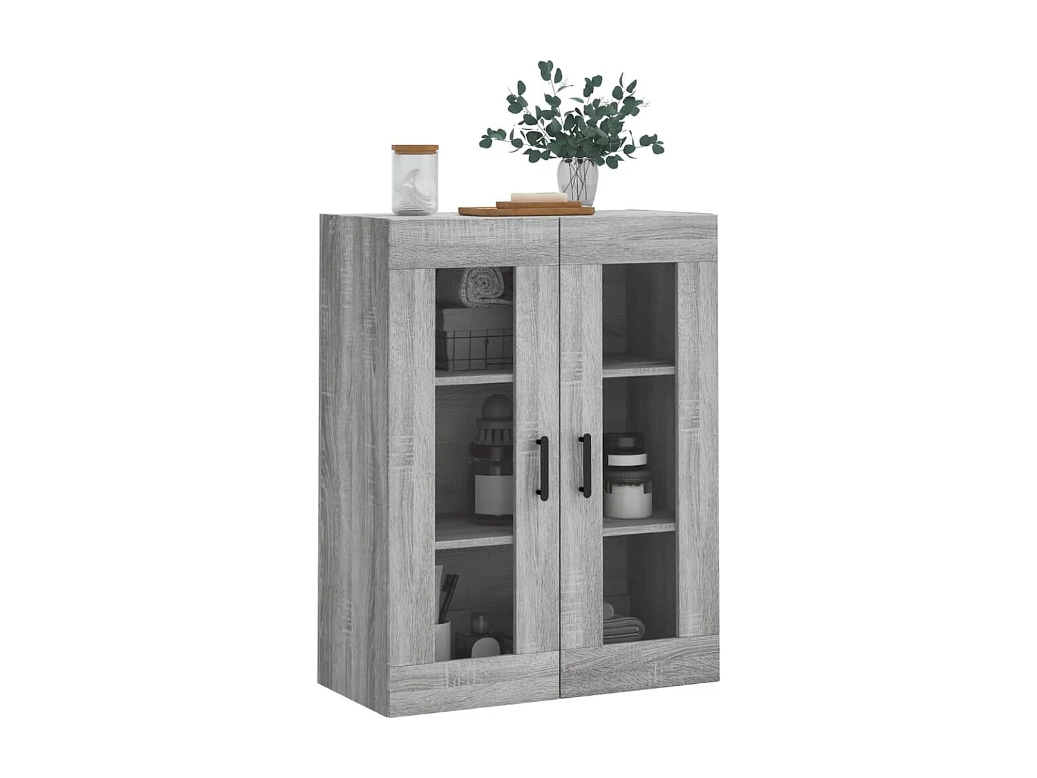 Armoire murale sonoma gris 69,5x34x90 cm FR50076