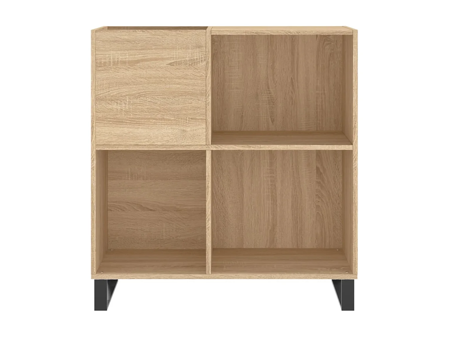 Armoire à disques chêne sonoma 84,5x38x89 cm bois d'ingénierie FR91144
