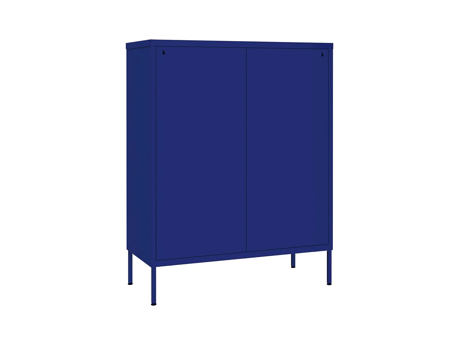 Armoire à tiroirs Bleu marine 80x35x101,5 cm Acier FR28370