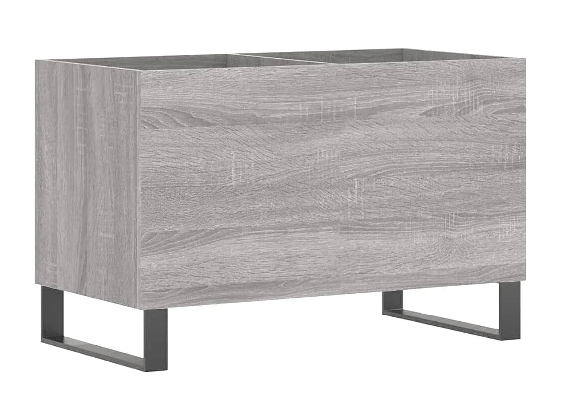 Armoire à disques sonoma gris 74,5x38x48 cm bois d'ingénierie FR12871