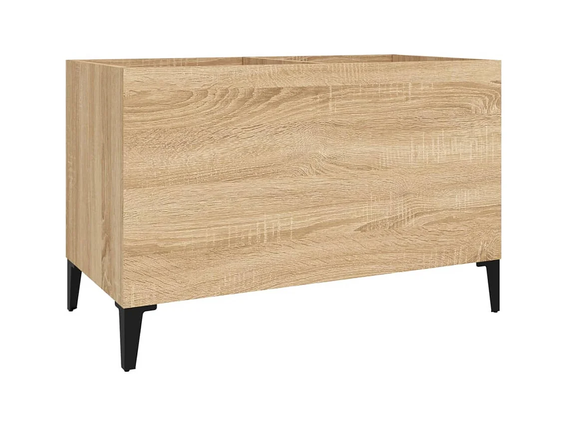 Armoire à disques chêne sonoma 74,5x38x48 cm bois d'ingénierie FR29914