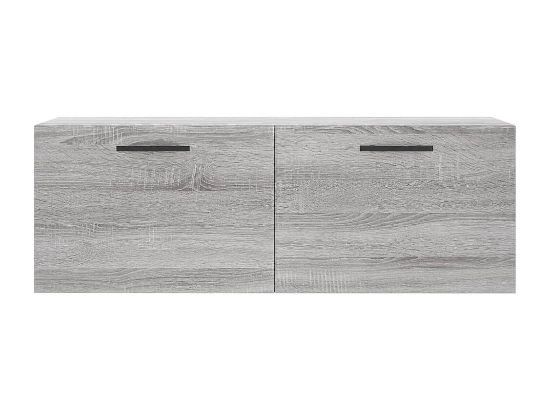 Armoire murale sonoma gris 100x36,5x35 cm bois d'ingénierie FR69730