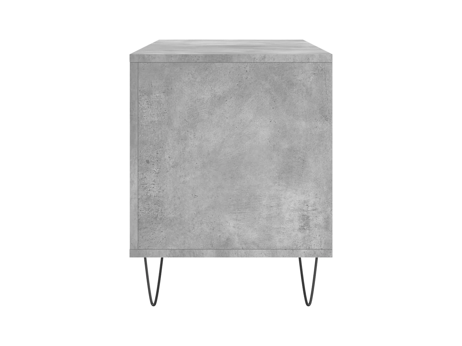 Armoire à disques gris béton 100x38x48 cm bois d'ingénierie FR84977