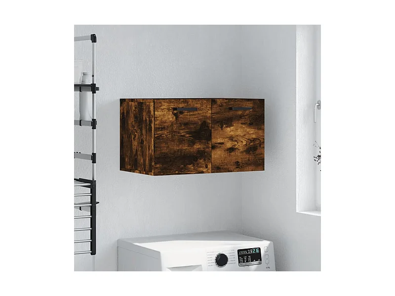 Armoire murale Chêne fumé 60x36,5x35 cm Bois d'ingénierie FR70444