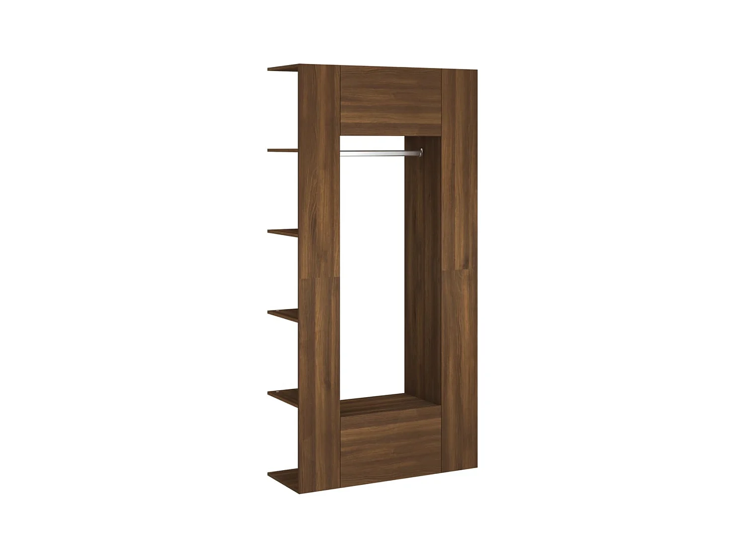 Armoires de couloir 2 pcs chêne marron bois d'ingénierie FR44239