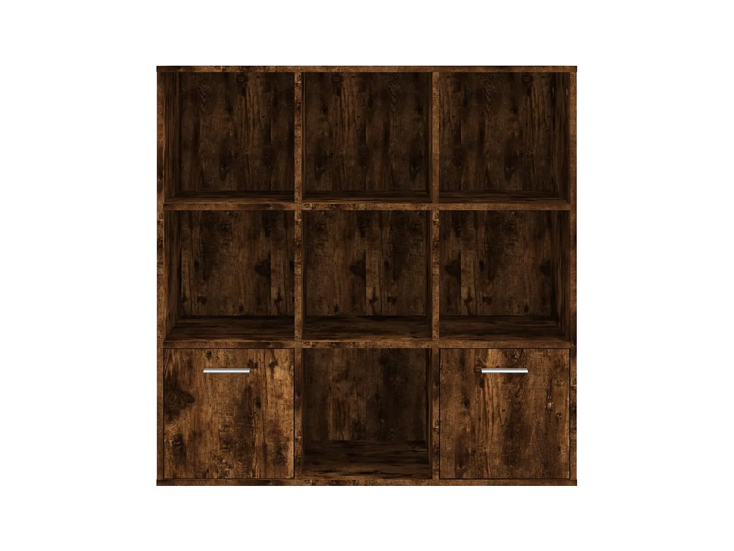 Armoire à livres Chêne fumé 98x30x98 cm FR44051