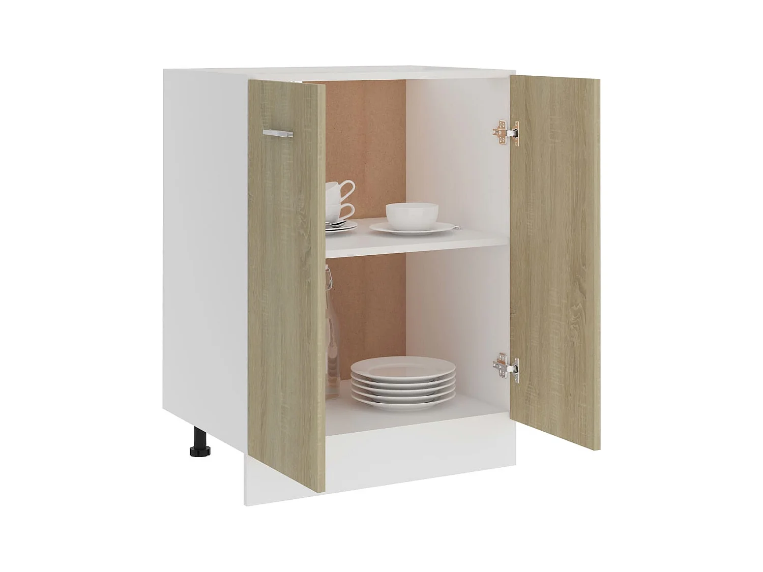 Armoire de plancher Chêne sonoma 60x46x81,5cm Bois d’ingénierie FR94088