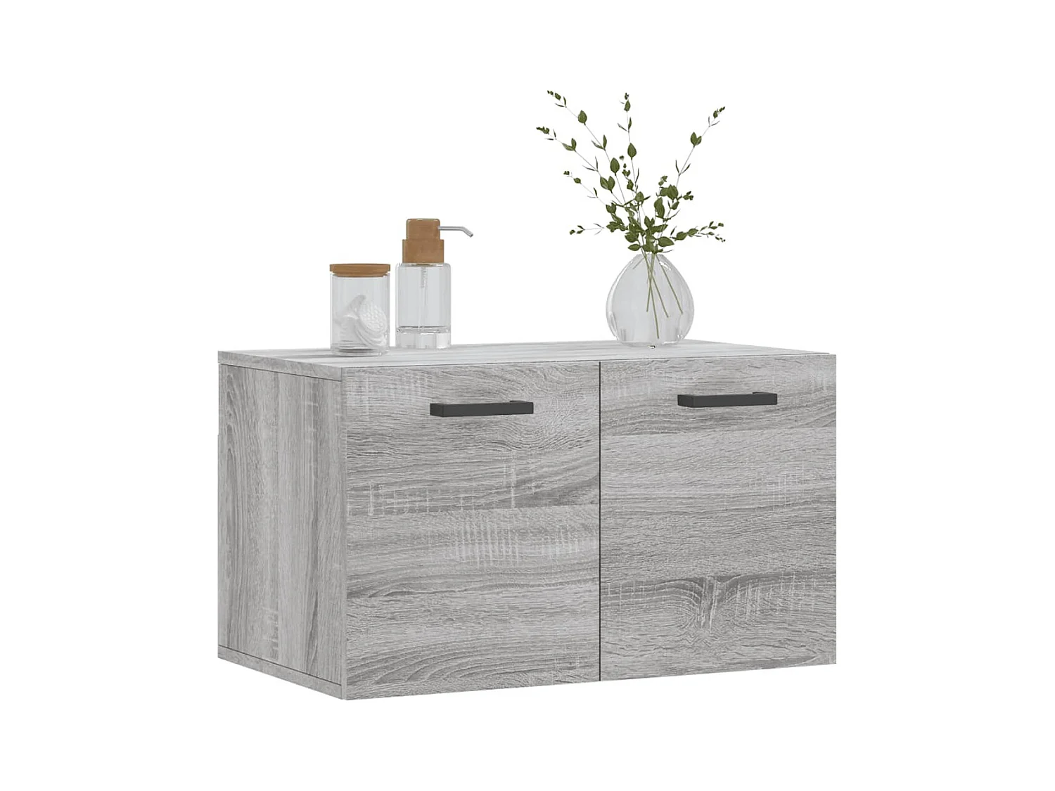 Armoire murale Sonoma gris 60x36,5x35 cm Bois d'ingénierie FR41065