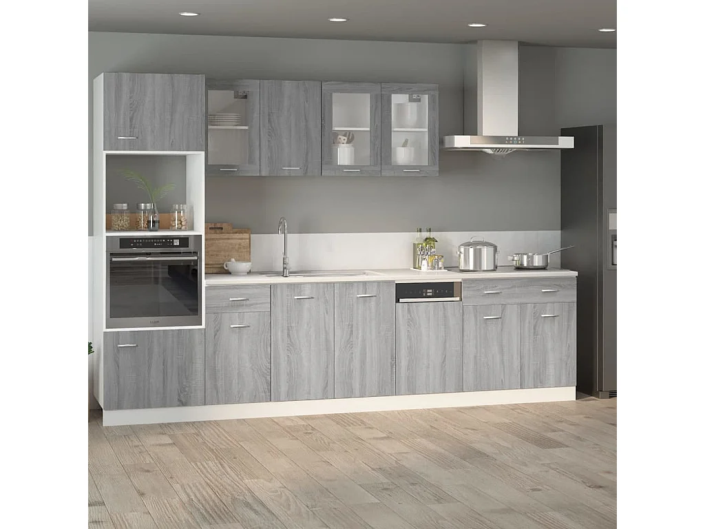 Armoire de plancher à tiroir Sonoma gris 80x46x81,5 cm FR28098