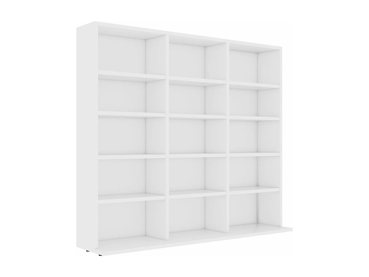 Armário para CD 102x23x89,5 cm derivados de madeira branco PT715660