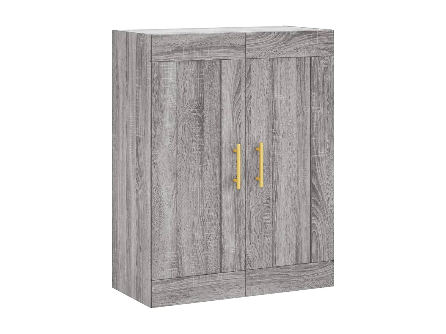 Armoire murale sonoma gris 69,5x34x90 cm bois d'ingénierie FR93457