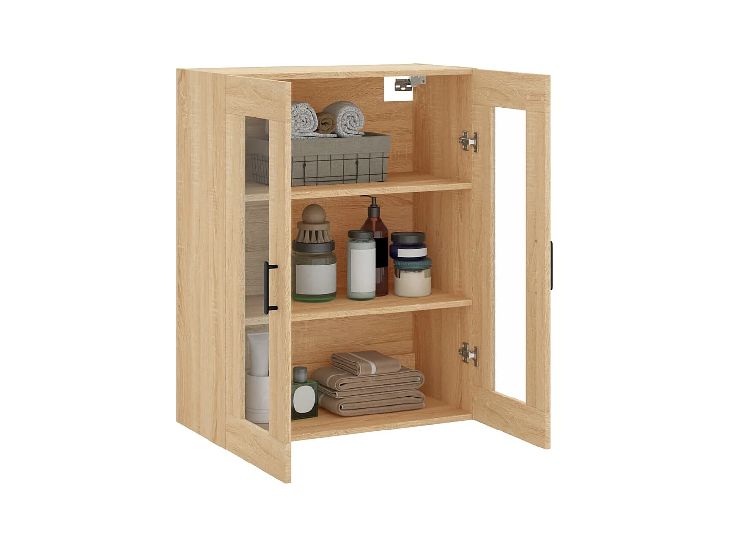 Armario de pared roble Sonoma 69,5x34x90 cm ES199220