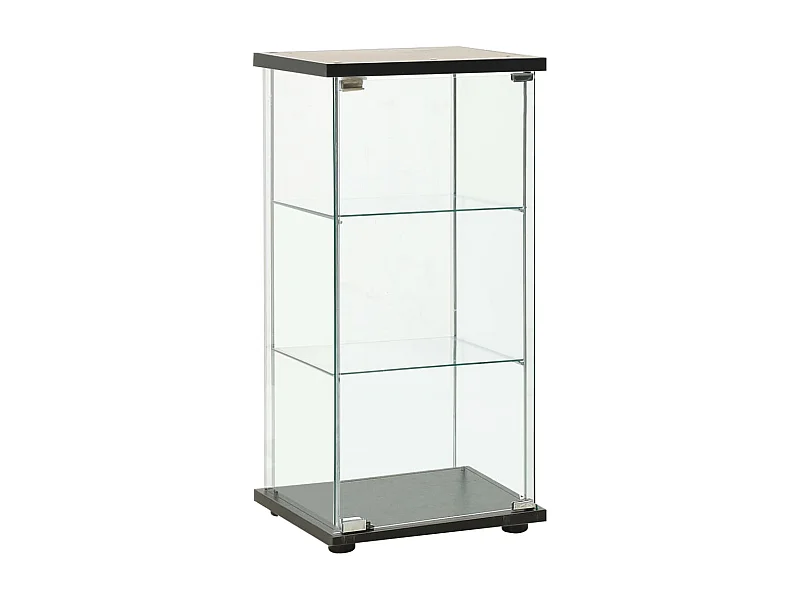 Aparador de almacenaje vidrio templado negro ES602008