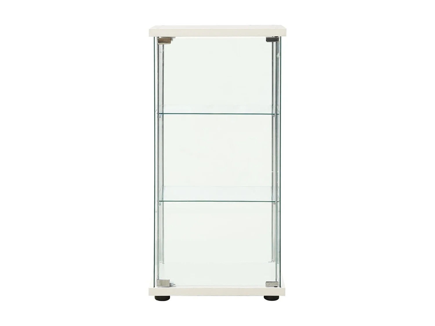 Armoire de rangement Verre trempé Blanc FR40188
