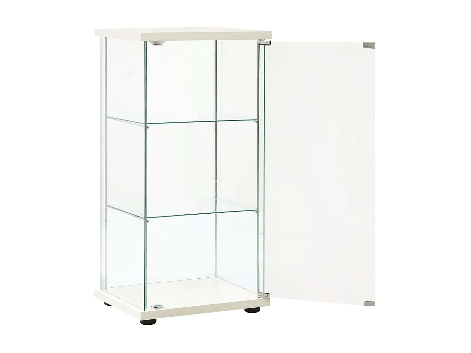 Armoire de rangement Verre trempé Blanc FR40188