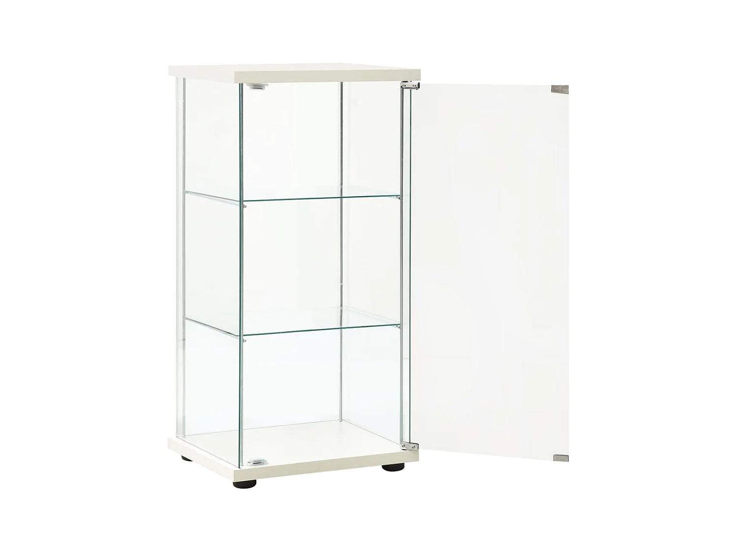 Armoire de rangement Verre trempé Blanc FR40188