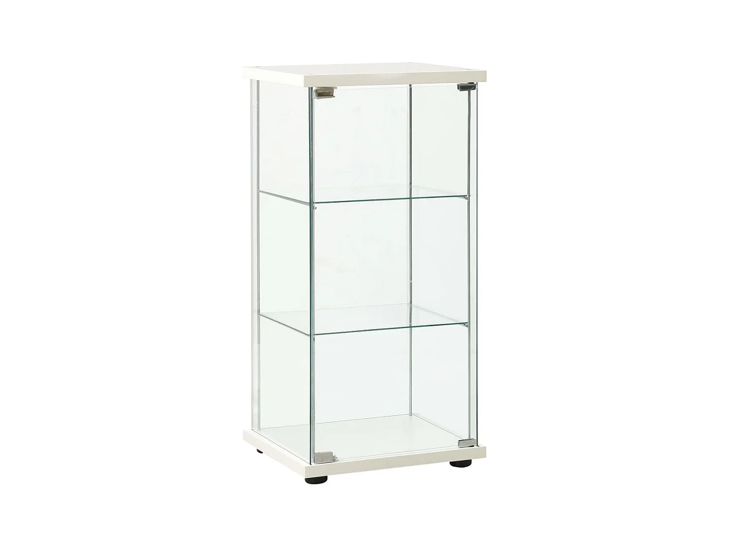 Armoire de rangement Verre trempé Blanc FR40188