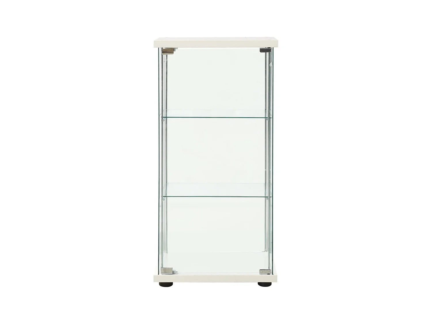 Armoire de rangement Verre trempé Blanc FR40188