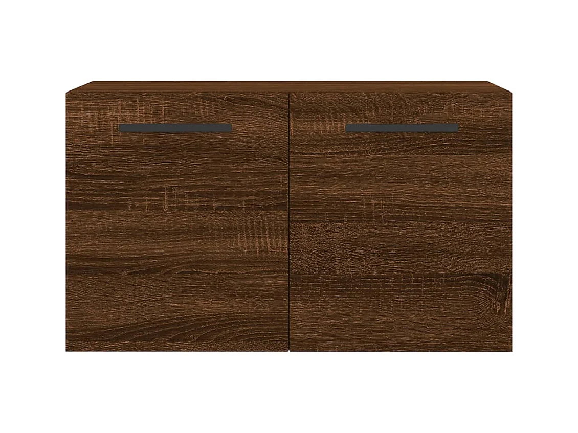 Wandkast 60x36,5x35 cm bewerkt hout bruin eikenkleur BE470477
